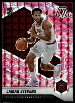 2020 Panini Mosaic Cleveland Cavaliers #238 Lamar Stevens RC Rookie Pink Prizm