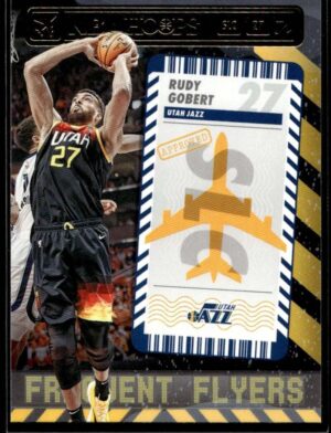 2021 Hoops Frequent Flyers Utah Jazz #3 Rudy Gobert