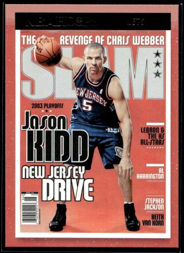 _10 2021 NBA Hoops Slam New Jersey Nets #70 Jason Kidd