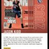 2021 NBA Hoops Slam New Jersey Nets #70 Jason Kidd