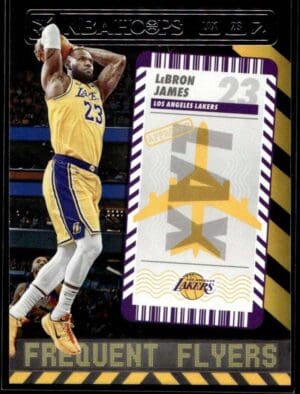 2021 Hoops Frequent Flyers Los Angeles Lakers #13 LeBron James