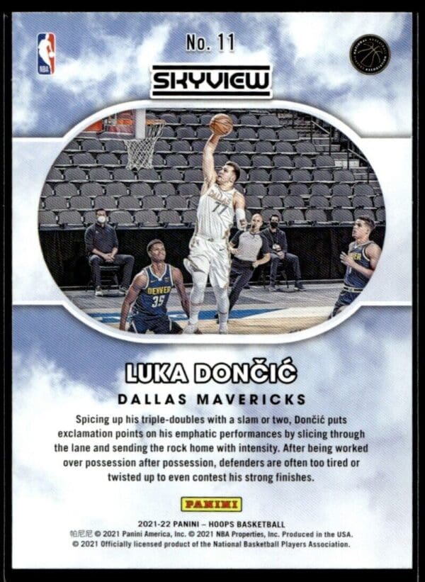 2021 Hoops Skyview Dallas Mavericks #11 Luka Doncic