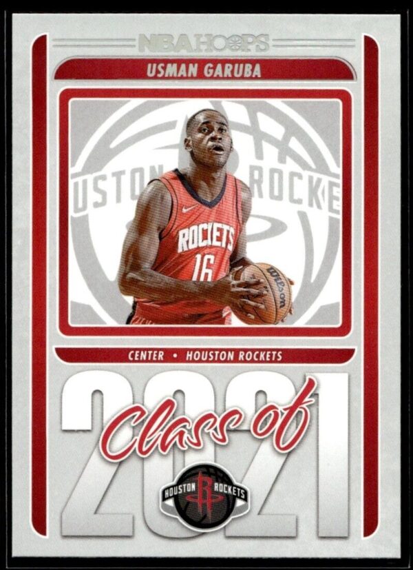 2021 Hoops Class of 2021 Houston Rockets #12 Usman Garuba RC Rookie