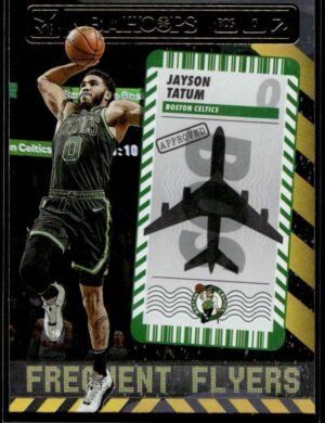 2021 Hoops Frequent Flyers Boston Celtics #9 Jayson Tatum