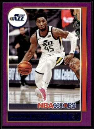 2021 Hoops Utah Jazz #139 Donovan Mitchell Purple