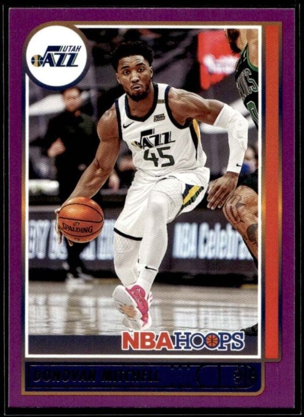2021 Hoops Utah Jazz #139 Donovan Mitchell Purple