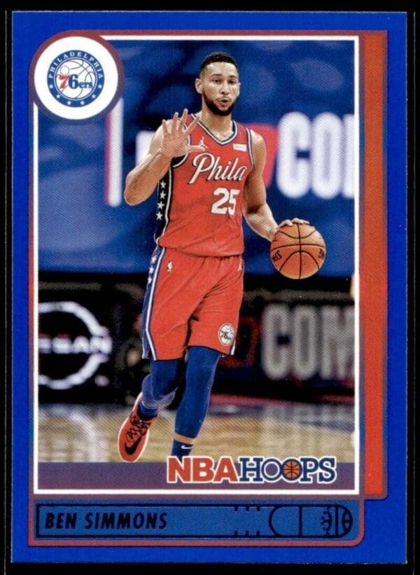 2021 Hoops Philadelphia 76ers #17 Ben Simmons Blue