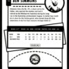 2021 Hoops Philadelphia 76ers #17 Ben Simmons Blue