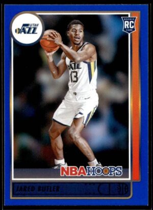 2021 Hoops Utah Jazz #216 Jared Butler RC Rookie Blue
