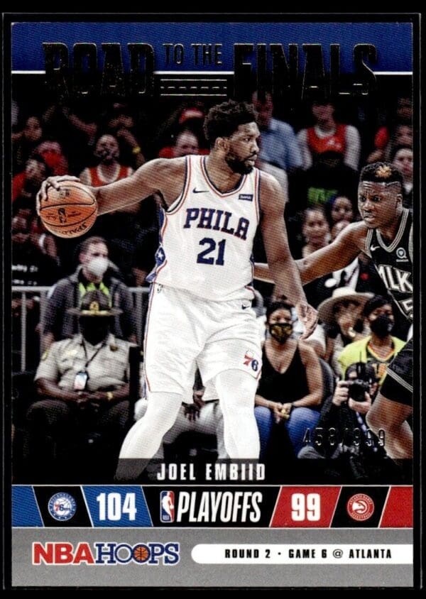 2021 Hoops Road to the Finals Philadelphia 76ers #64 Joel Embiid 458/999