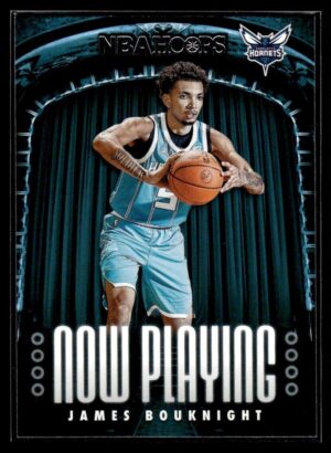 2021 Hoops Now Playing Charlotte Hornets #11 James Bouknight RC Rookie