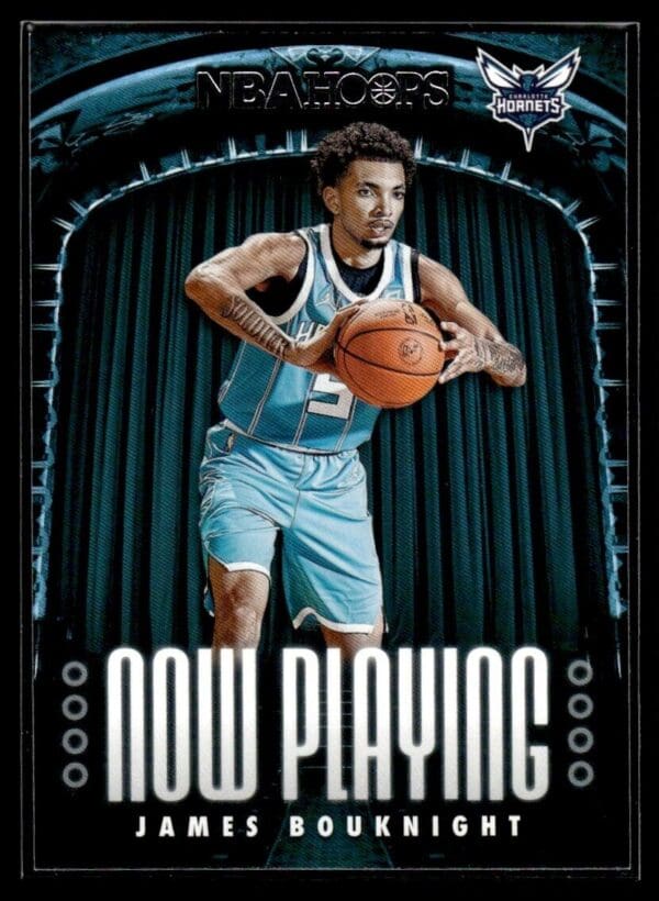 2021 Hoops Now Playing Charlotte Hornets #11 James Bouknight RC Rookie
