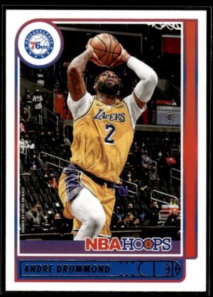 _10 2021 Hoops Los Angeles Lakers #186 Andre Drummond Red Back