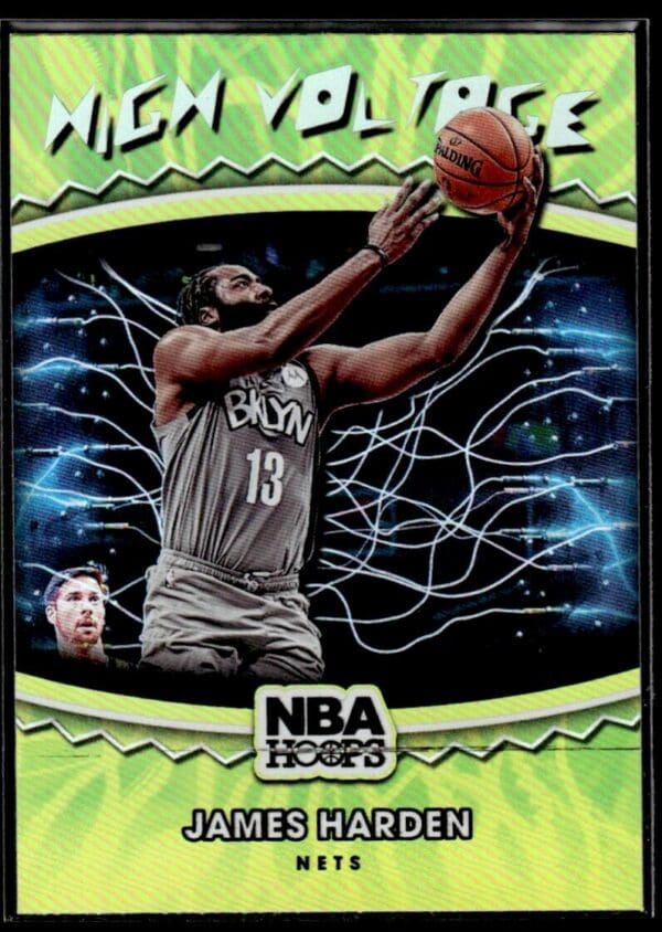 _10 2021 Hoops High Voltage Brooklyn Nets #20 James Harden