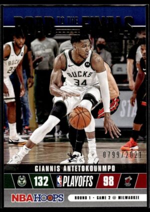 2021 Hoops Road to the Finals First Round Milwaukee Bucks #9 Giannis Antetokounm