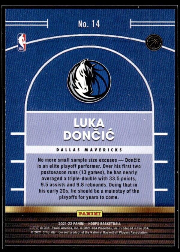 2021 Hoops High Court Dallas Mavericks #14 Luka Doncic