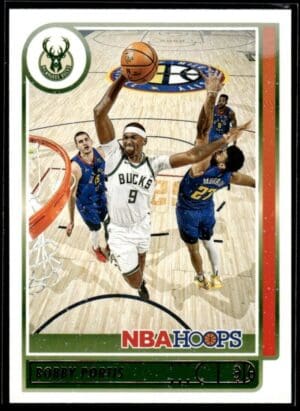2021 NBA Hoops Milwaukee Bucks #123 Bobby Portis