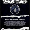 2021 Hoops Prime Twine Minnesota Timberwolves #9 Karl-Anthony Towns