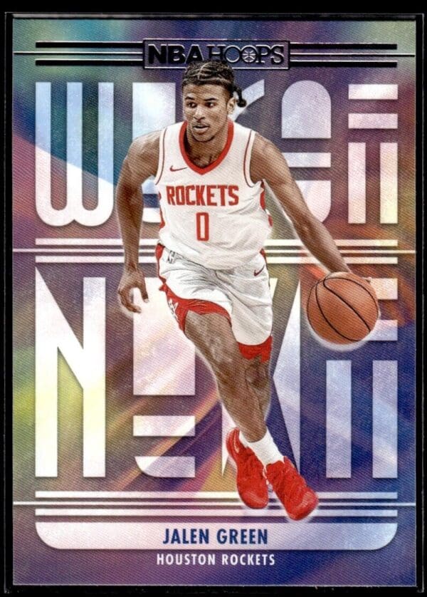 _10 2021 Hoops We Got Next Houston Rockets #2 Jalen Green RC Rookie
