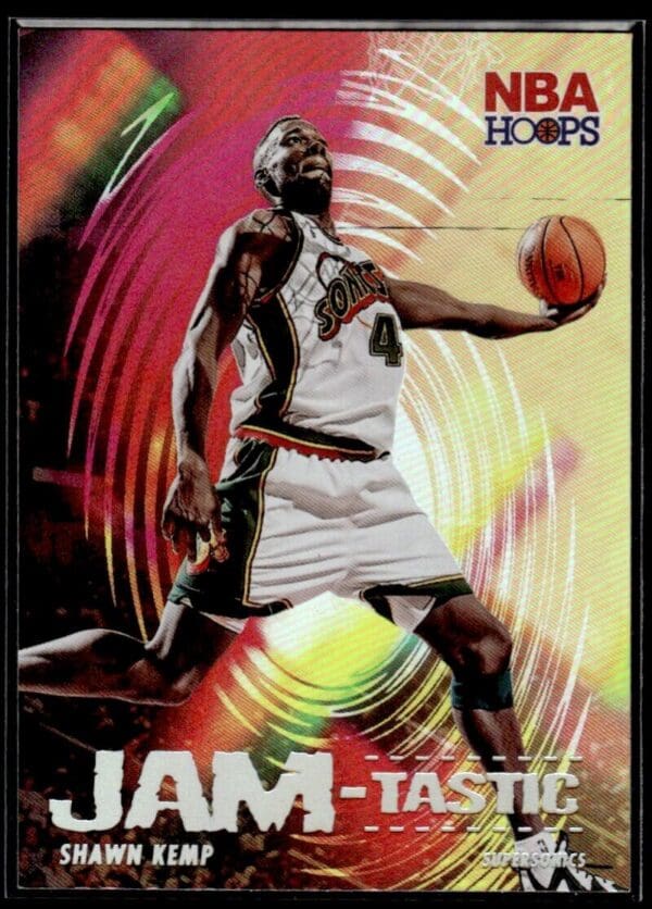 _10 2021 Hoops JAM-tastic Seattle Supersonics #12 Shawn Kemp