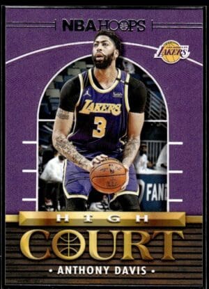 _10 2021 Hoops High Court Los Angeles Lakers #5 Anthony Davis