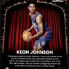2021 Hoops Now Playing Los Angeles Clippers #21 Keon Johnson RC Rookie
