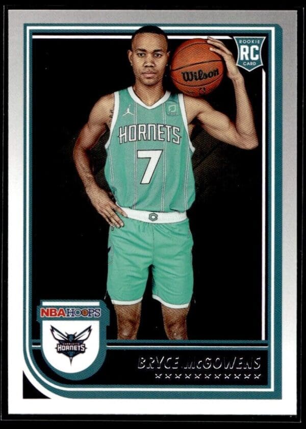 2022 NBA Hoops Charlotte Hornets #276 Bryce McGowens RC Rookie