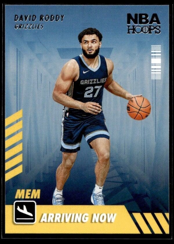 2022 NBA Hoops Arriving Now Memphis Grizzlies #23 David Roddy
