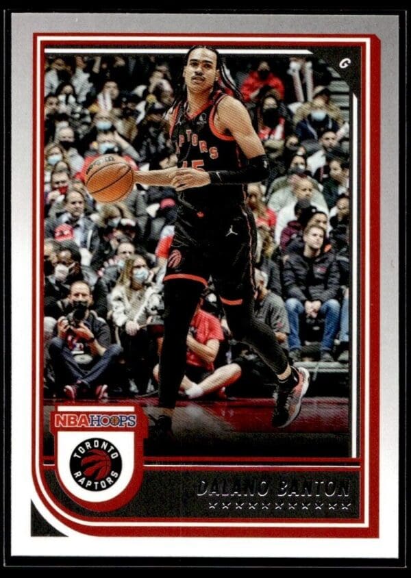 _10 2022 NBA Hoops Toronto Raptors #43 Dalano Banton