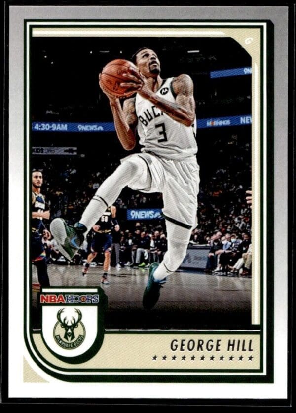2022 NBA Hoops Milwaukee Bucks #50 George Hill