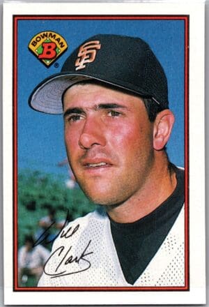 1989 Bowman San Francisco Giants #476 Will Clark