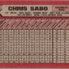 1989 Bowman Cincinnati Reds #309 Chris Sabo