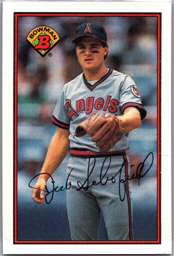 1989 Bowman California Angels #46 Dick Schofield