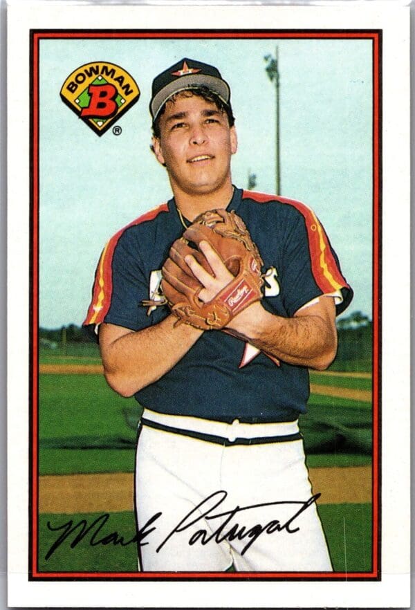 1989 Bowman Houston Astros #318 Mark Portugal