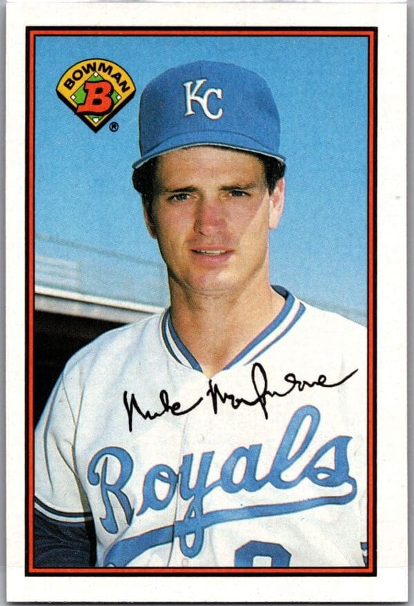 1989 Bowman Kansas City Royals #118 Mike Macfarlane