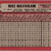 1989 Bowman Kansas City Royals #118 Mike Macfarlane