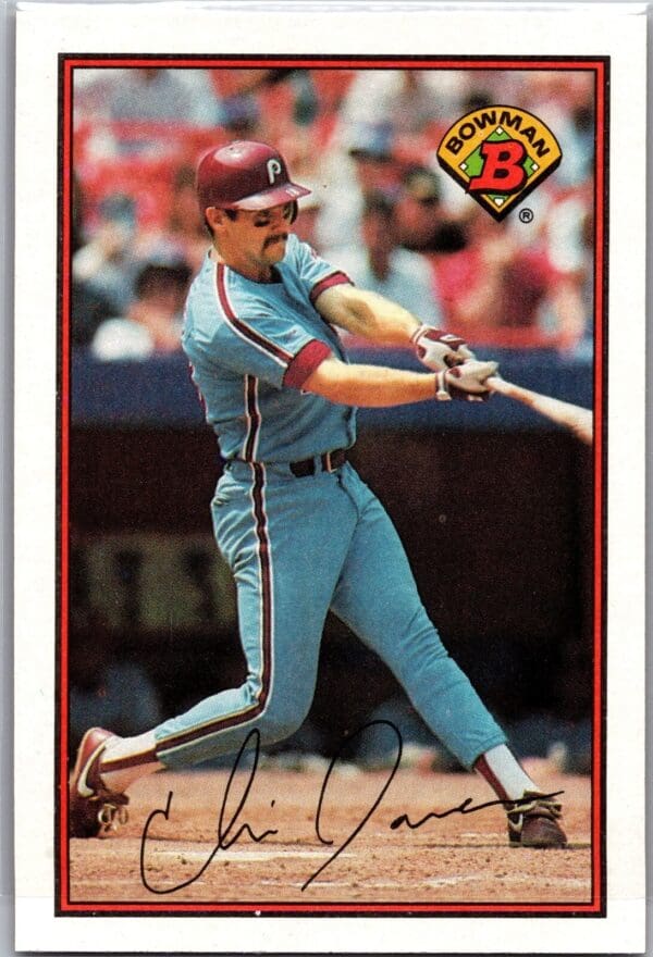 1989 Bowman Philadelphia Phillies #404 Chris James