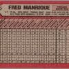 1989 Bowman Chicago White Sox #66 Fred Manrique