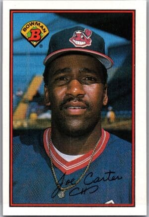 _10 1989 Bowman Cleveland Indians #91 Joe Carter