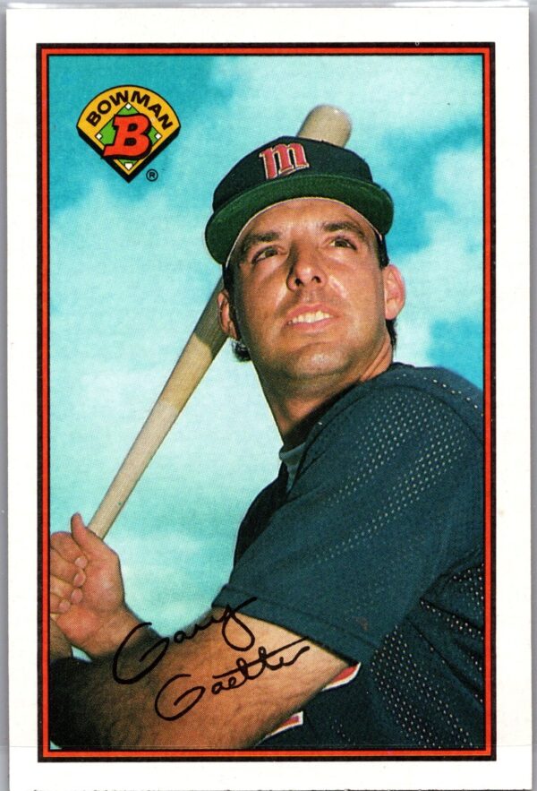 1989 Bowman Minnesota Twins #158 Gary Gaetti