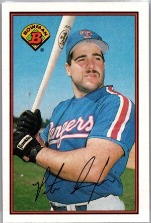 _10 1989 Bowman Texas Rangers #238 Pete Incaviglia