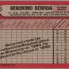 1989 Bowman Atlanta Braves #279 Geronimo Berroa
