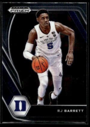 2021 Panini Prizm Draft Picks Duke Blue Devils #95 RJ Barrett