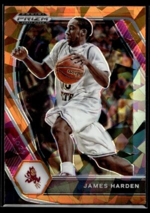 2021 Panini Prizm Draft Picks Arizona State Sun Devils #53 James Harden Orange C