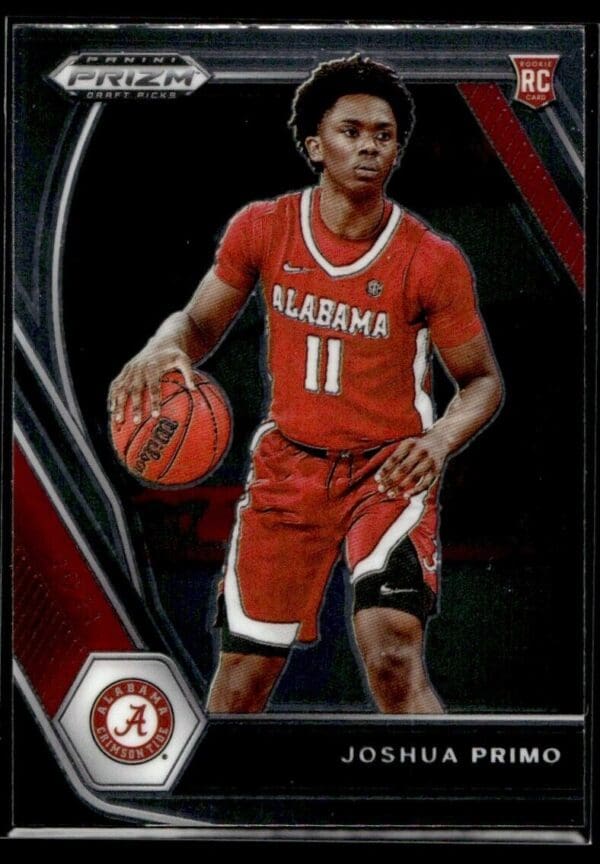 2021 Panini Prizm Draft Picks Alabama Crimson Tide #50 Joshua Primo RC Rookie