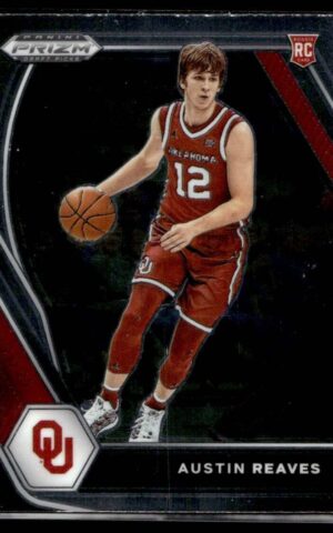 2022 Panini Prizm Draft Picks Oklahoma Sooners #49 Austin Reaves RC Rookie