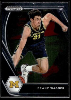2022 Panini Prizm Draft Picks Michigan Wolverines #9 Franz Wagner RC Rookie