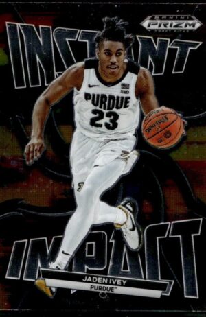 2022 Panini Prizm Draft Picks Purdue #II-JI Jaden Ivey Instant Impact