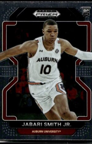 _10 2022 Panini Prizm Draft Picks Auburn University #50 Jabari Smith Jr. RC Rookie
