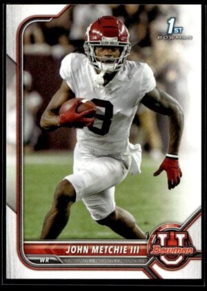 2021 Bowman University Alabama Crimson Tide #47 John Metchie III